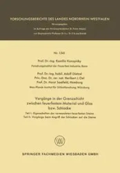 Vorgänge in der Grenzschicht zwischen feuerfestem Material und Glas bzw. Schlacke - Konopicky Kamillo