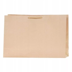 Torebka kraft 90g 37x25x11cm horyzontalna ROZETTE
