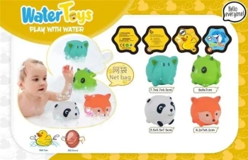 Zwierzęta gumowe 4szt - Merkpol