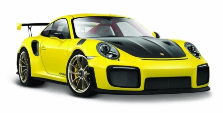 Model metalowy Porsche 911 GT2 RS żółty 1:24 - Maisto