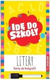 Idę do szkoły. Litery. Karty do kaligrafii - praca zbiorowa