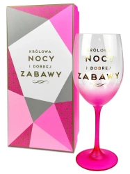 Kieliszek Pastelove Królowa nowy - Pan Dragon