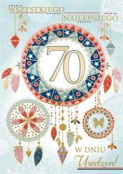 Karnet A5 Urodziny 70 - Henry