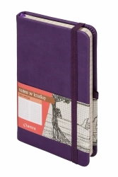 Notes A7 kratka Secesja purpura - Antra