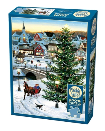 Puzzle 500 Świąteczna choinka 113073 - Cobble Hill