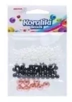 Koraliki do nawlekania 3 kolory 12g - Brewis