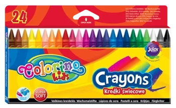 Kredki świecowe Colorino Kids 24 kolory - PATIO