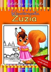 Wiewióreczka Zuzia - kolorowanka - praca zbiorowa