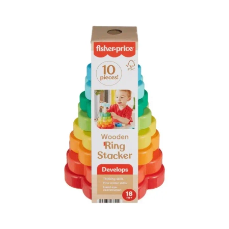Drewniana piramidka - Fisher Price