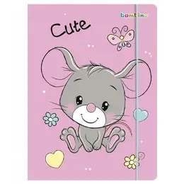 Teczka z gumką A4 Mouse BAMBINO - ST-MAJEWSKI