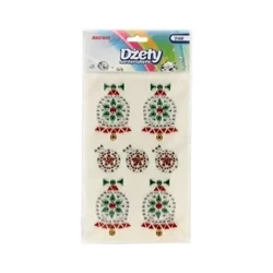 Dżety samoprzylepne dzwonki i bombki 6szt - Brewis