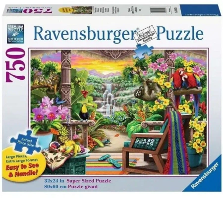 Puzzle 750 Odpoczynek w tropikach - Ravensburger