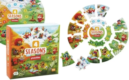 Puzzle 4 niesamowite pory roku - Cubika