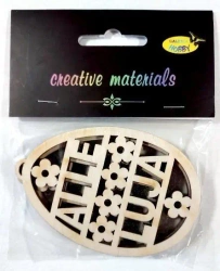 Zawieszki ozdobne pisanki Alleluja 3szt - Galeria Hobby