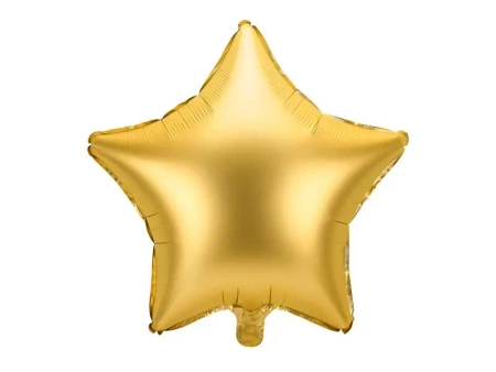 Balon foliowy Gwiazdka 48cm złoty - PartyDeco