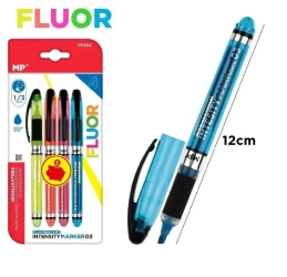 Zakreślacz fluorescencyjny 1,0/3,0mm 4szt - MP Main Paper