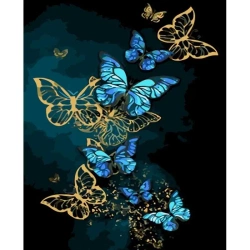 Malowanie po numerach 40x50cm Motyle - Koh-I-Noor