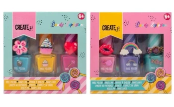 Lakier do paznokci Candy 3szt mix CREATE IT! - Canenco