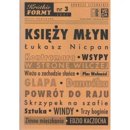 Księży młyn Krótkie formy Nr 3 /2021 - ŁUKASZ NICPAN