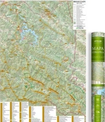 Mapa zdrapka - Bieszczady 1:75 000 - praca zbiorowa