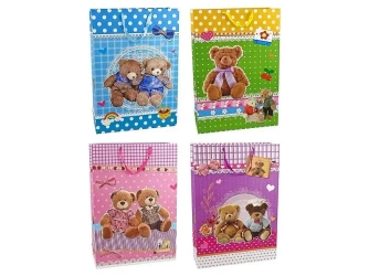 Torebka prezentowa Misie 72x50x18,5cm MIX - ADAR