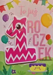 Karnet Roczek dziewczynka - YEKU