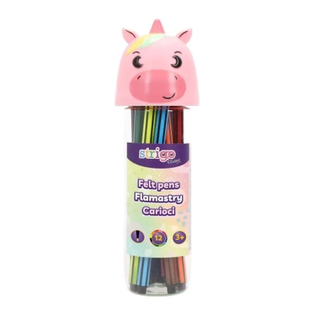 Flamastry Unicorn 12szt - Strigo