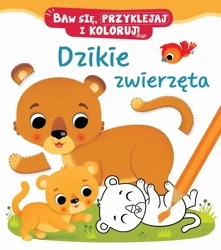 Baw się, przyklejaj i koloruj! Dzikie zwierzęta - Nathalie Belineau, Federica Iossa