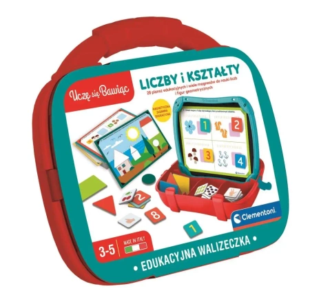 Walizeczka edukacyjna kształty i liczby - Clementoni