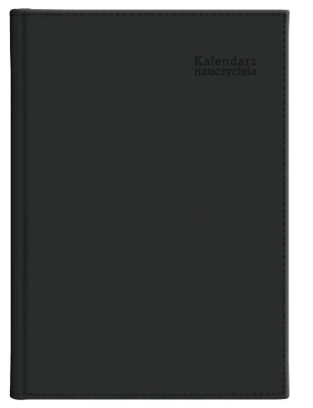 Kalendarz naucz. 2025/2026 B5 tyg. Vivella czarny - praca zbiorowa