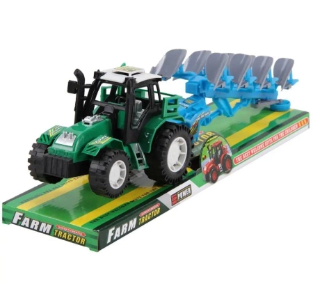 Traktor z pługiem - Trifox