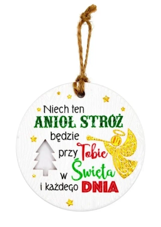 Zawieszka ceramiczna Boże Narodzenie - Kukartka