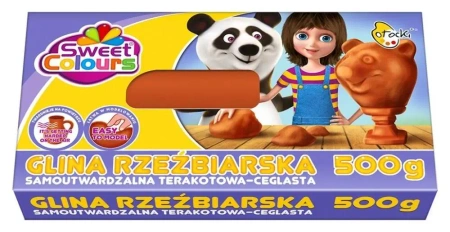Glina rzeźbiarska samoutwardzalna terracota 500g - Sweet colours