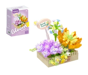 Klocki Sukulenty Doniczka fiolet - Koco