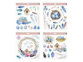 Naklejka na okno z budką 30x33,5cm 1szt.mix - MFP