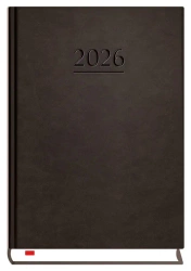 Terminarz 2026 B6 dzienny powszechny czarny - praca zbiorowa