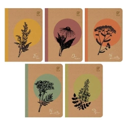 Zeszyt A5/64K kratka By Nature - One Herb (10szt) - Elanders