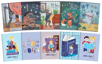 Zeszyt A5/32K linia Book/Retro (10szt) - Top 2000