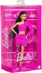 Barbie Deluxe Style lalka w sukience z różą HYV26 - Mattel