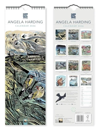 Kalendarz 2026 ścienny paskowy Angela Harding - Flame Tree