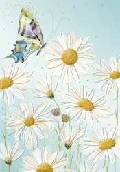 Karnet B6 + koperta Kwiaty astry - Turnowsky