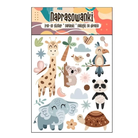 Naprasowanki Termo Naklejki na Ubrania Zwierzątka - Cass film