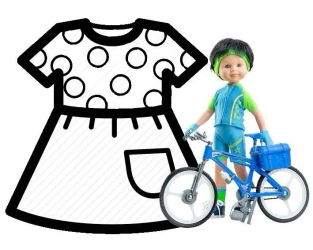 Ubranko dla lalek 32cm - Paola Reina