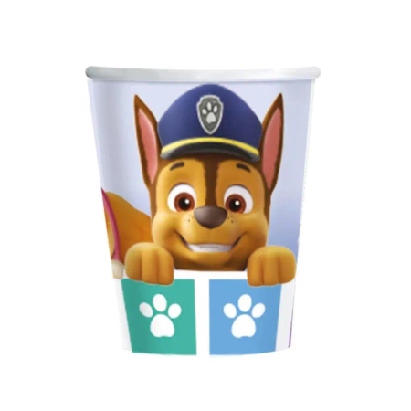 Kubki papierowe Psi Patrol 250ml 8szt - Amscan