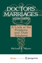 Doctors' Marriages - Michael F. Myers