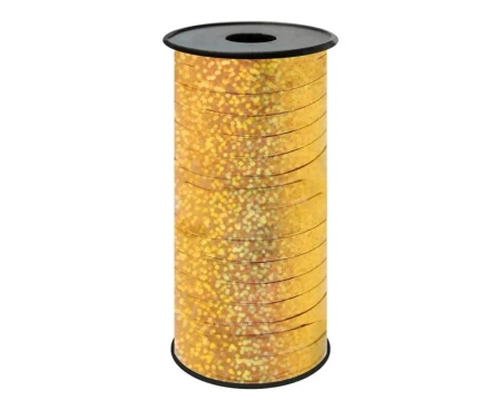 Tasiemka holograficzna złota 92m - Godan