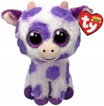 Maskotka TY Beanie Boos ETHEL krówka 15cm 37345