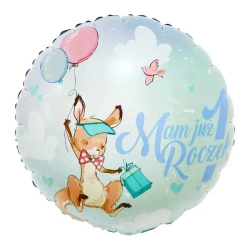 Balon foliowy Mam już 1 roczek kangurek - Godan