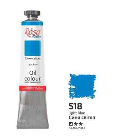 Farba olejna light blue 518 45ml - Rosa