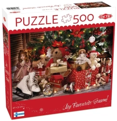 Puzzle 500 Christmas presents and toys - Tactic